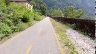 Ciclovia Alpe Adria - Stazioni, galleria e ponte di Dogna